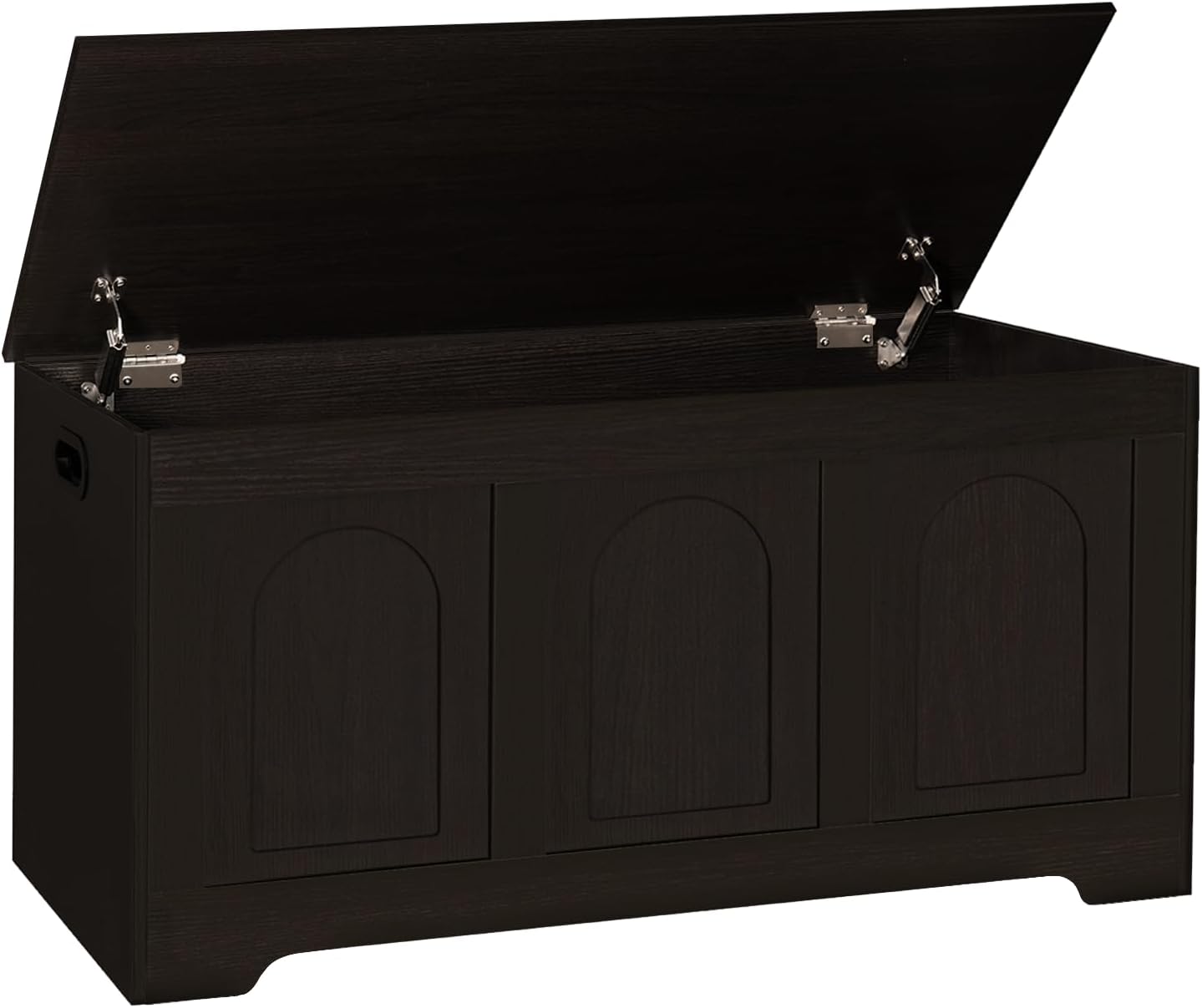 Espresso Flip Top Storage Chest Bench