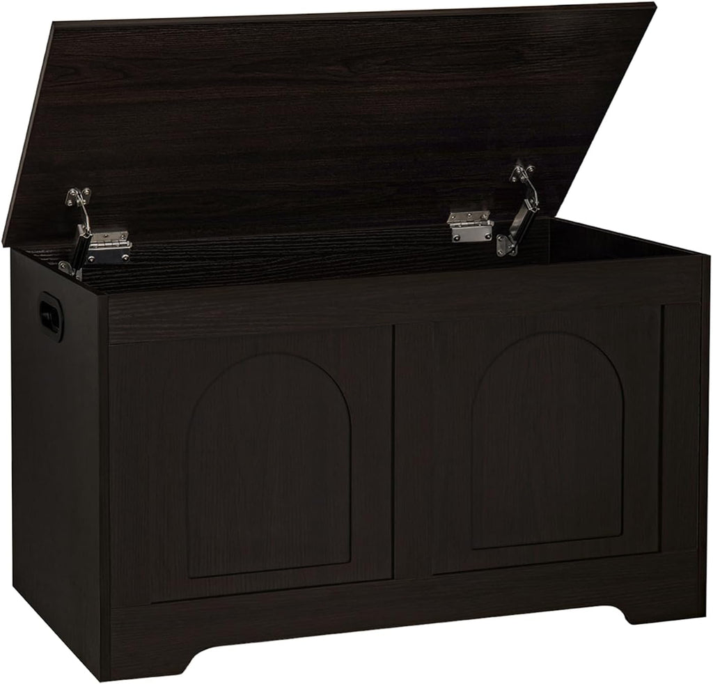 Flip Top Wooden Storage Bench