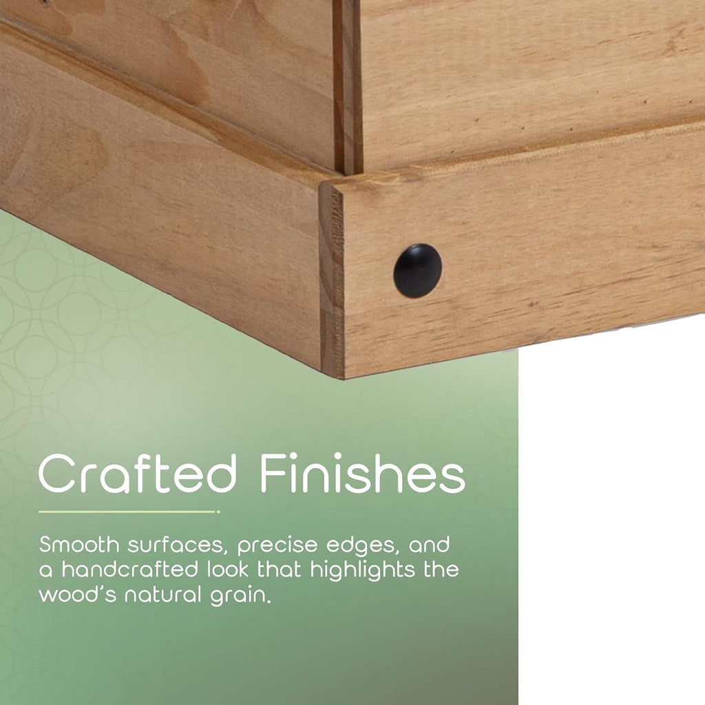 Natural Wood Lid Storage Chest