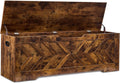 Rustic Large Safety Hinge Storage Chest