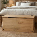 Natural Wood Lid Storage Chest
