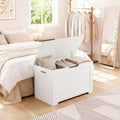 White Flip Top Large Storage Chest